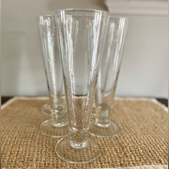 SET OF 5 VINTAGE TALL PILSNER GERMAN BEER GLASSES - Picture 12 of 12